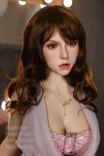 Grace Platinum Silicone Full Body JigglyJoy Sex Doll | ROS Head